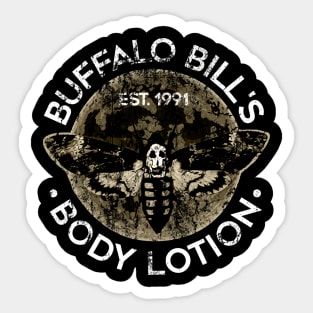 Buffalo Bill's Body Lotion Vintage Sticker